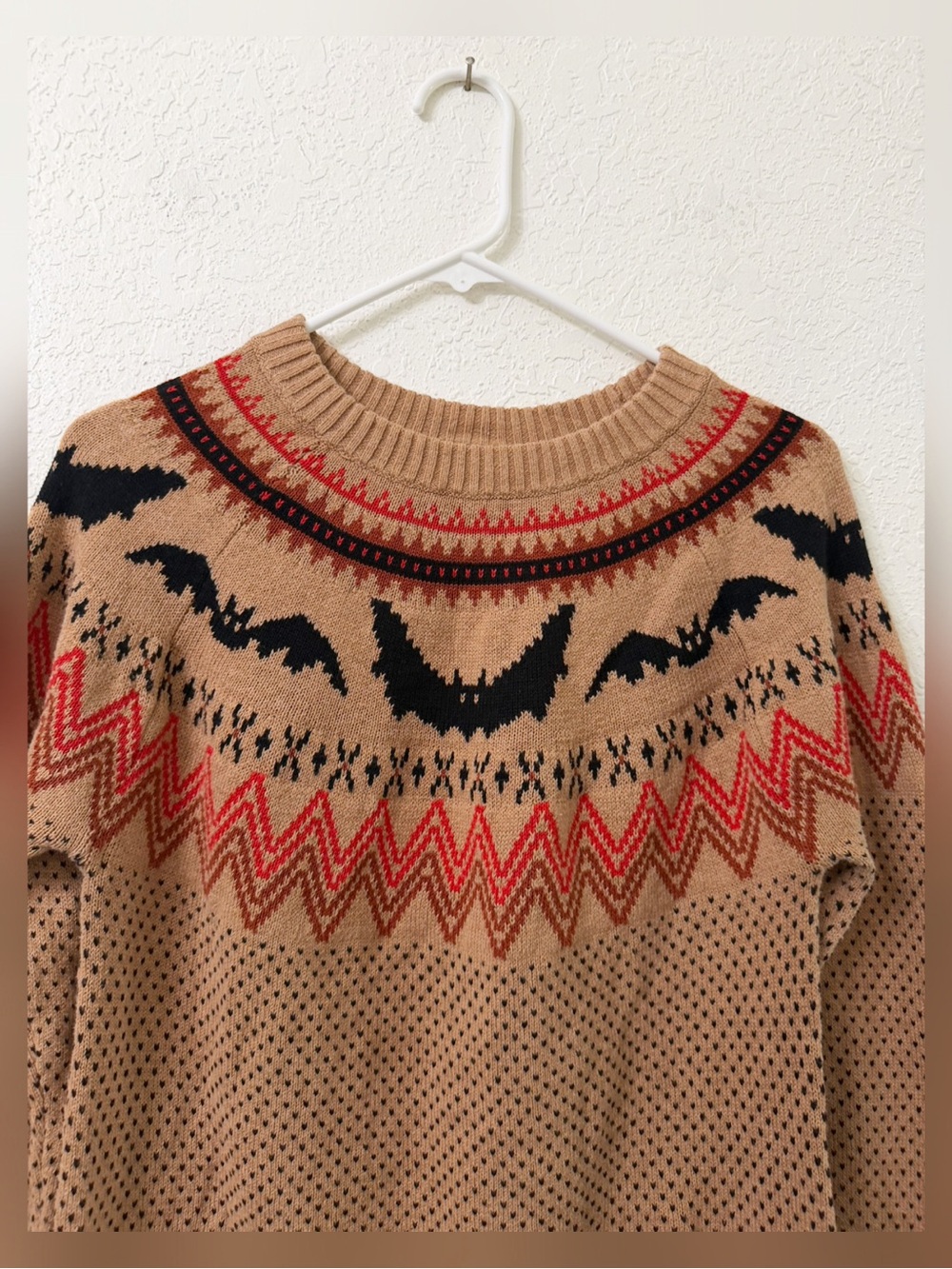 ModCloth It Be Like Bat Fair Isle Sweater - M - Picture 2 of 10